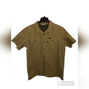 LIKE NEW Columbia Sportswear Co. Men's Short Sleeve Button Down Hunting Shirt, L